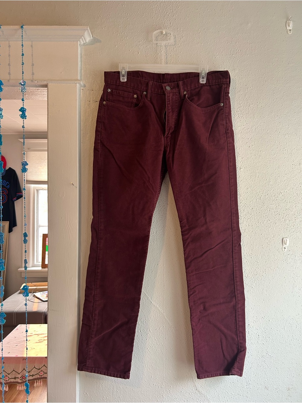 Levi's Men's Maroon Pants